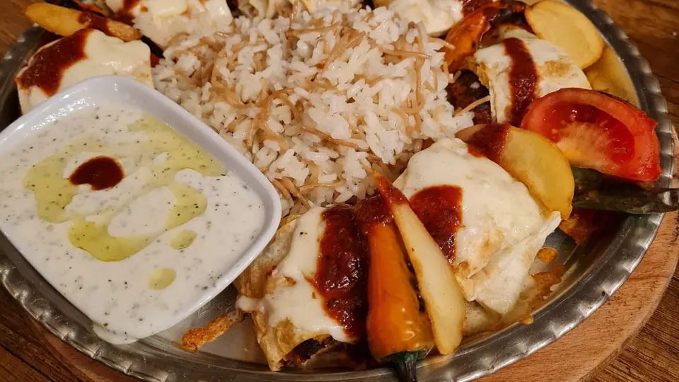 Chicken Döner on Rice